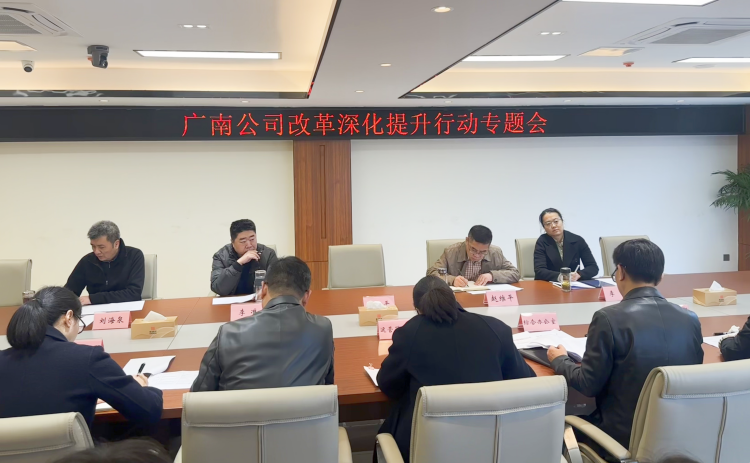 廣南公司召開(kāi)改革深化提升行動(dòng)專題會(huì).png