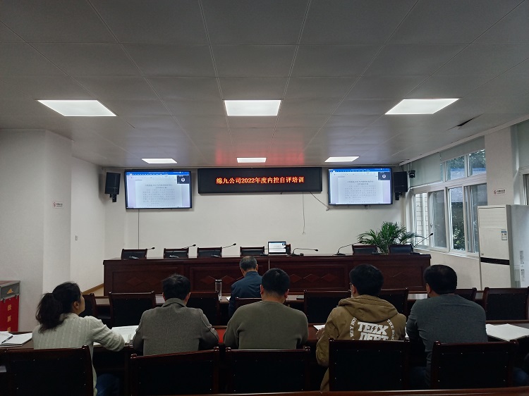 綿九公司舉辦2022年度內(nèi)控自評培訓會.jpg
