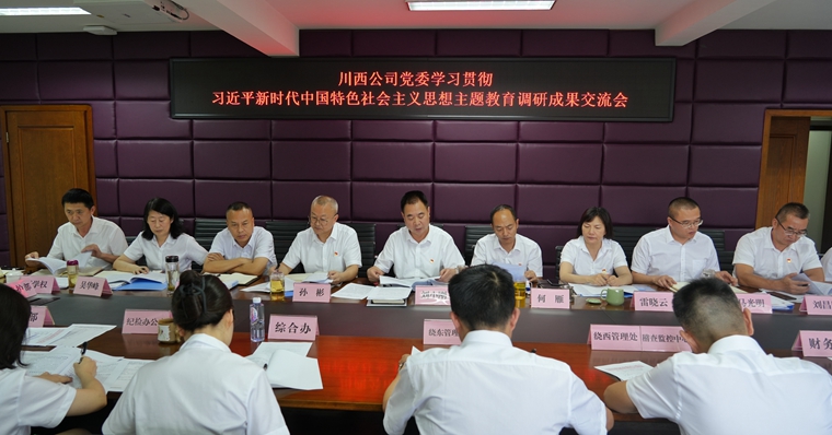 7-26川西公司黨委召開學(xué)習(xí)貫徹習(xí)近平新時(shí)代中國特色社會(huì)主義思想主題教育調(diào)研成果交流會(huì)  (3).jpg
