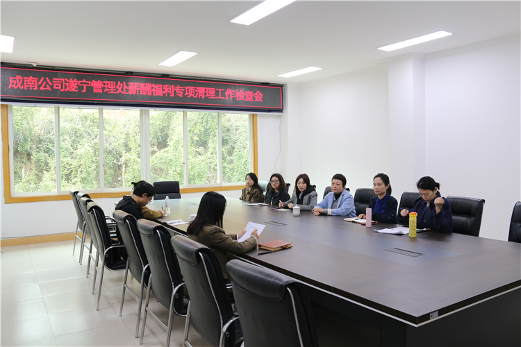 成南公司黨委委員、紀(jì)委書記阿依熱布帶隊赴成南公司各管理處開展薪酬福利專項清理工作.JPG
